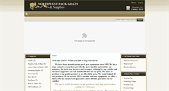 Desktop Screenshot of northwestpackgoats.com