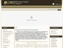 Tablet Screenshot of northwestpackgoats.com